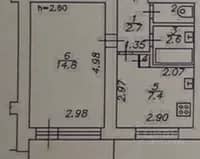 1-комнатная квартира 30 м² - миниатюра 11