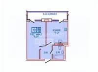 1-комнатная квартира 38 м² - миниатюра 12
