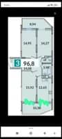 3-комнатная квартира 97 м² - миниатюра 10